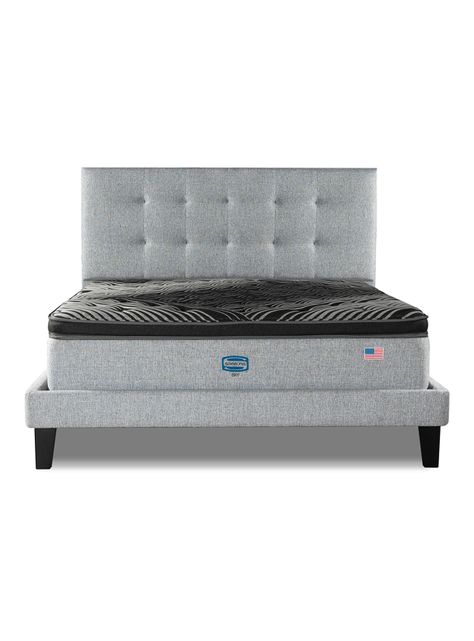 Cama Lownest Sky 2 Plazas + Respaldo Tignes Plata-2