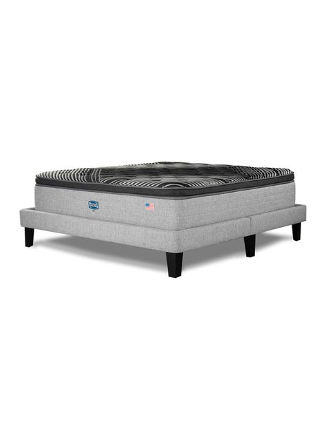 Cama Lownest Sky 2 Plazas + Respaldo Tignes Plata-0