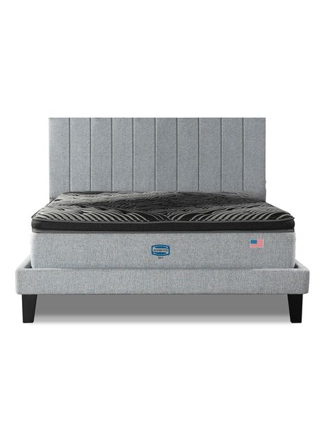 Cama Lownest Sky 2 Plazas + Respaldo Tibet Plata-2