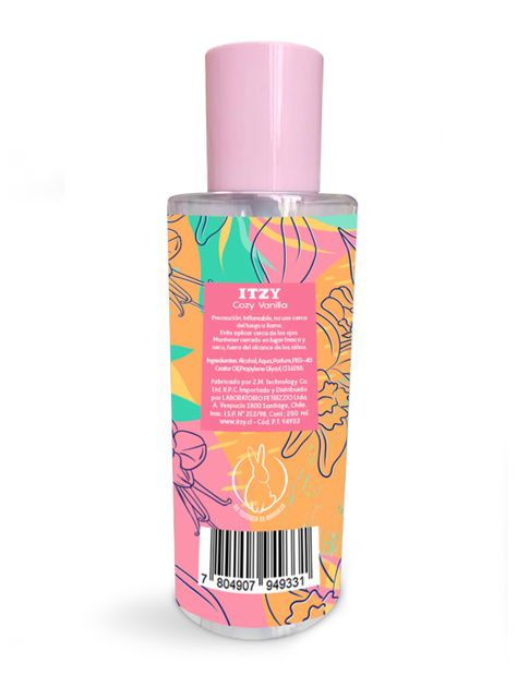 Body Itzy Spray Splash Cozy Vainilla 250 ml-1