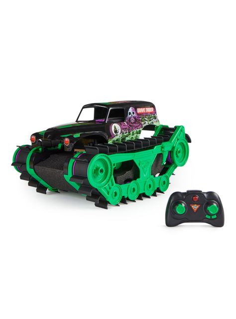 Grave Digger Trax con Control Remoto-0
