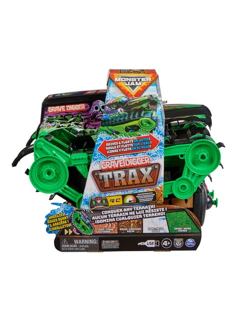 Grave Digger Trax con Control Remoto-1