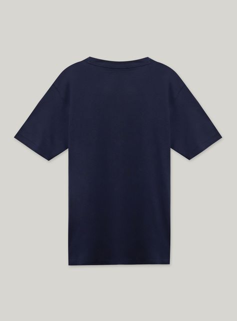 Polera de Algodón Classic Azul-1