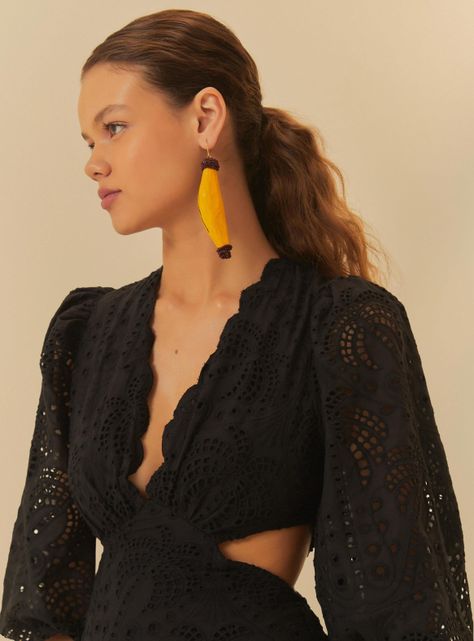 Vestido Broderie con Manga Abullonada y Aperturas-2