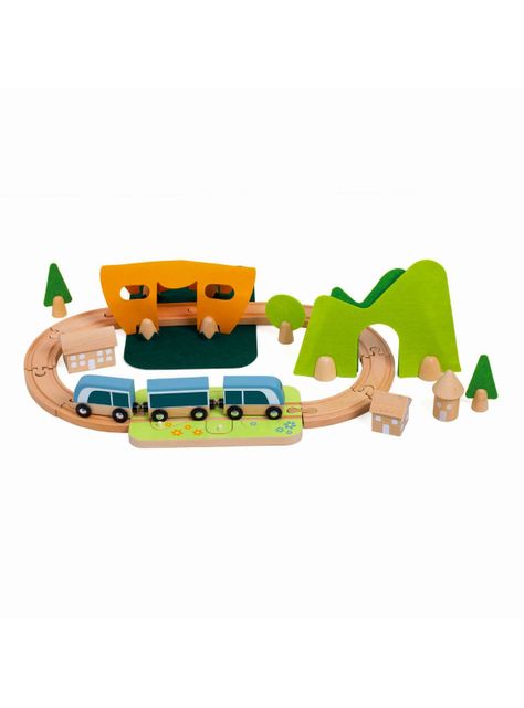 Juego Didáctico Pista de Tren Feliz-2