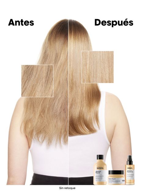 Set Profesional Reparación y Nutrición Shampoo 500ml + Máscara con Enjuague 250ml Absolut Repair  L´Oréal Professionnel-3