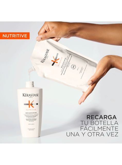 Shampoo Cabello Seco Nutritive Recarga 500ml Kérastase-1
