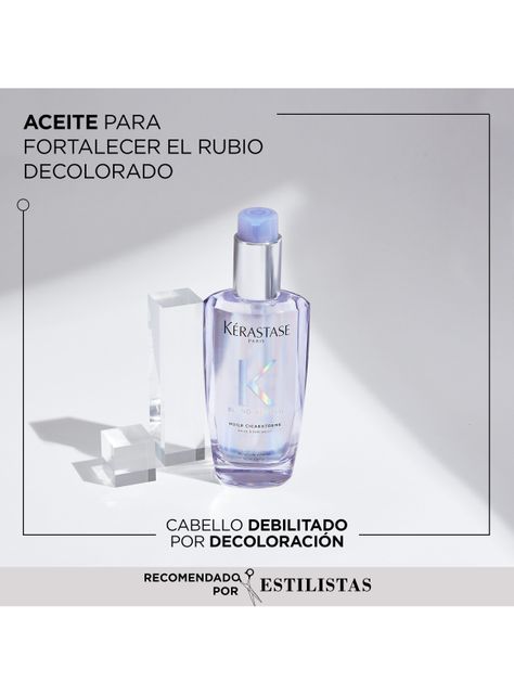 Set Reparación Cabello Rubio o Decolorado Blond Absolu Shampoo Bain Blond Lumiere 250ml + Aceite Huile Cicaextreme 50ml Kérastase-2