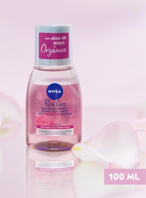 Agua Micelar Bifásica Rose Care 100ml Nivea-3