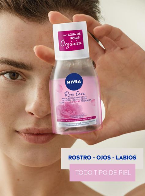Agua Micelar Bifásica Rose Care 100ml Nivea-6