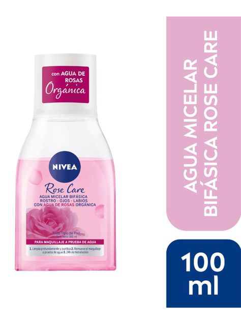 Agua Micelar Bifásica Rose Care 100ml Nivea-1