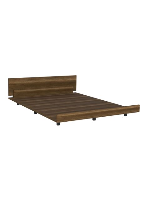 Cama Kaia 2 Plazas Caramelo-Wengue-0
