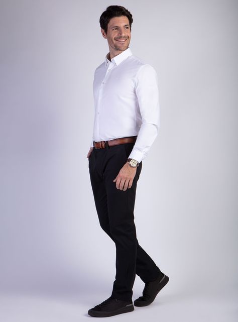 Pantalón Casual Twill Slim-3