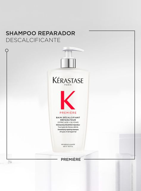Shampoo Reparación Cabello Dañado Première Bain Décalcifiant Réparateur 500ml Kérastase-2