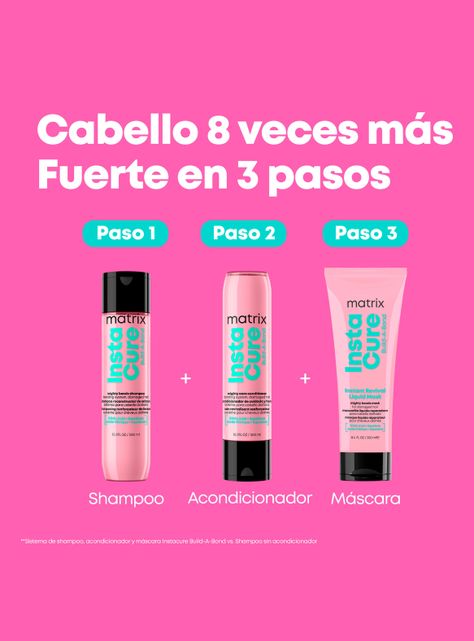 Acondicionador Reparación Cabello Dañado Instacure Build a Bond 300ml Matrix-5