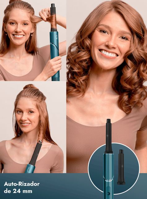Secador de Pelo Multistyler FlexStyle 5 en 1 Verde Azulado-6