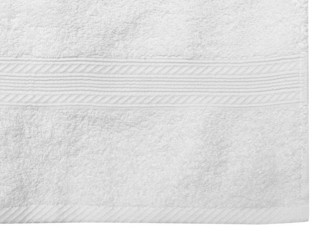 Toalla Lourdes Baño 70 x 140 cm Blanco 500 gr.-1