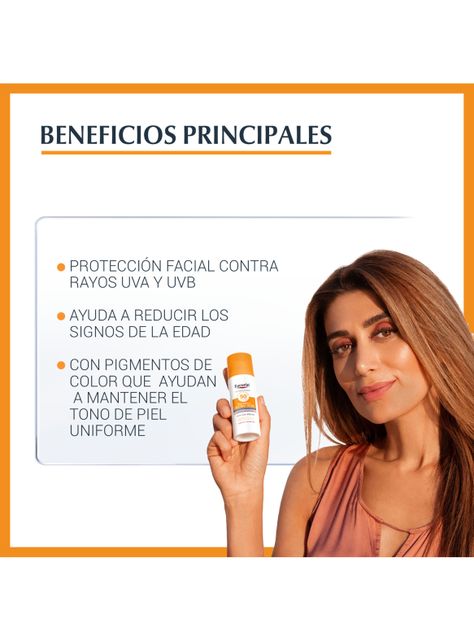 Eucerin Sun Photoaging Control Tinted Facial Tono Claro Protector Solar FPS50+ 50 ml-2