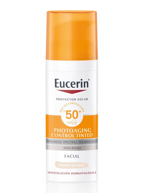 Eucerin Sun Photoaging Control Tinted Facial Tono Claro Protector Solar FPS50+ 50 ml-0