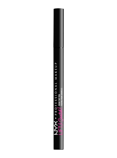 Lápiz Nyx Professional Makeup Cejas Lift N Snatch Brow Tint Pen Black-0