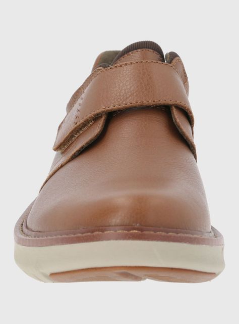 Zapato Casual Smart Velcro Cuero Hombre-4