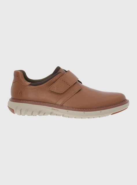 Zapato Casual Smart Velcro Cuero Hombre-0