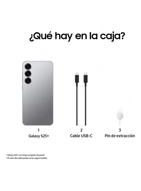 Smartphone Galaxy S25+ 256GB 6.7" Silver Shadow Liberado-4