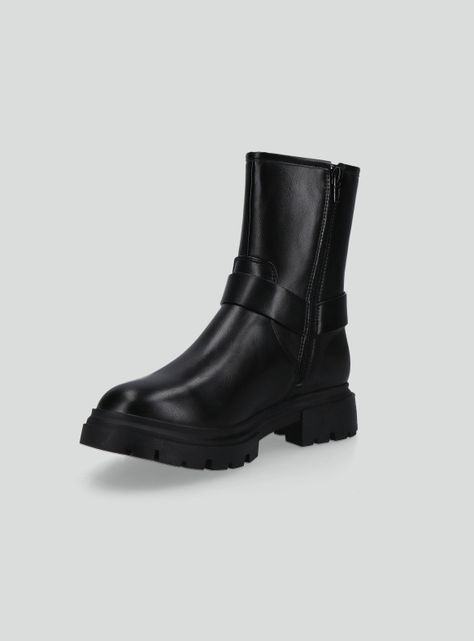 Botín Biker Boot con Hebilla Niña-1