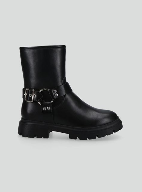 Botín Biker Boot con Hebilla Niña-0