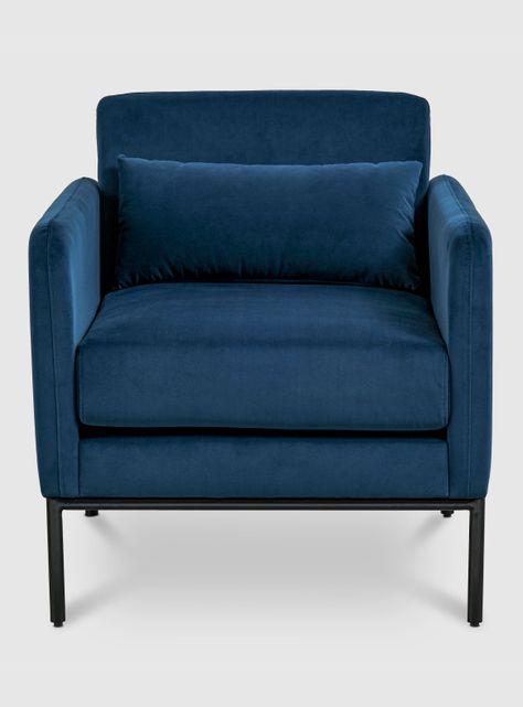 Poltrona Linth Olive Azul-0