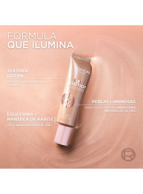 Base de Maquillaje Lumi Glotion All in 1 903 Medium Glow 40ml L'Oréal Paris-4
