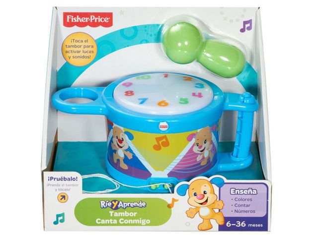 Ríe y Aprende Tambor Canta Conmigo Fisher Price-3