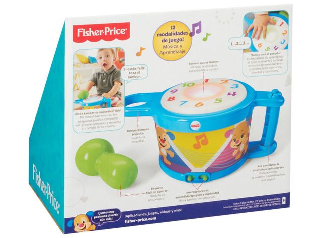 Ríe y Aprende Tambor Canta Conmigo Fisher Price-4