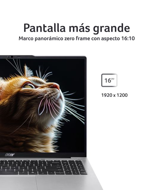 Notebook Aspire Lite AL16-52P-589Y-1 Intel Core i5 10 Núcleos 16GB RAM 512GB SSD 16" WUXGA-7