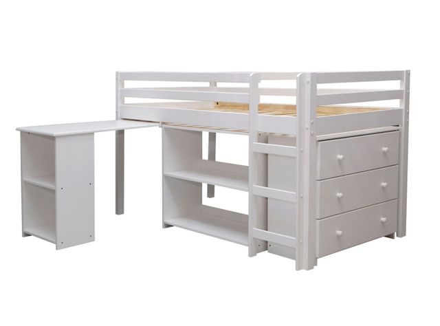 Camarote Multifuncional Studio 1.5 Plazas Blanco-4