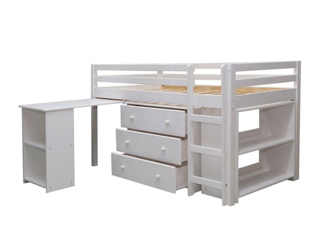 Camarote Multifuncional Studio 1.5 Plazas Blanco-3