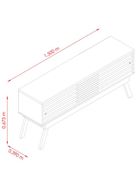 Rack TV 65" Frizz 1.5-2