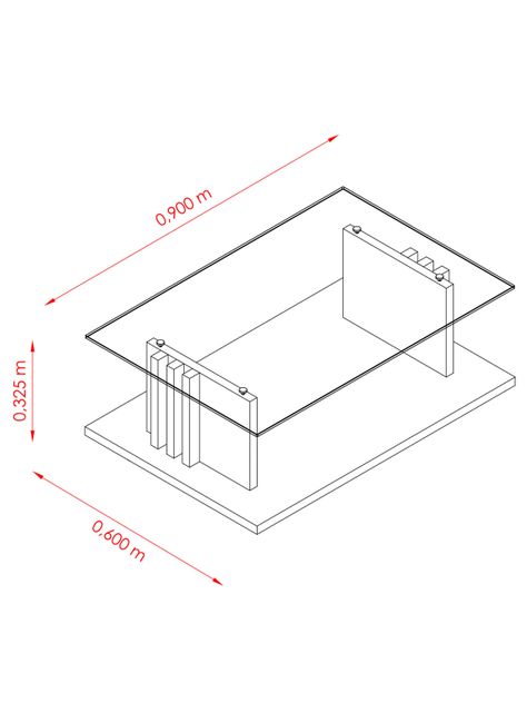 Mesa de Centro Frizz 60x90 cm-3