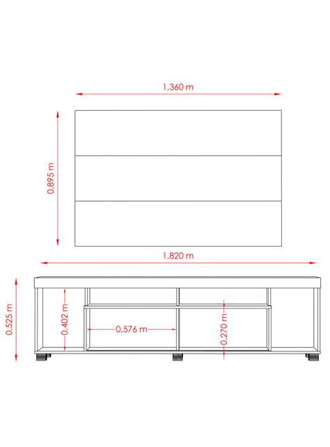 Rack TV 55" Tomaz-4