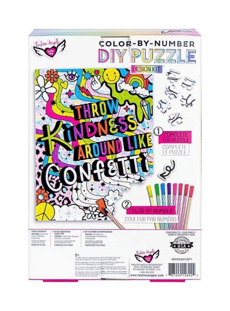 Set de Puzzle Coloreable Fashion Angels FA12692-2