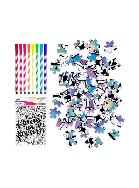 Set de Puzzle Coloreable Fashion Angels FA12692-1