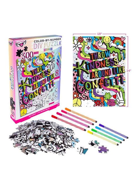 Set de Puzzle Coloreable Fashion Angels FA12692-3