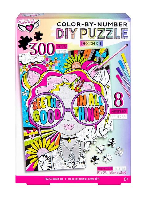 Set de Puzzle Coloreable Fashion Angels FA12719-0