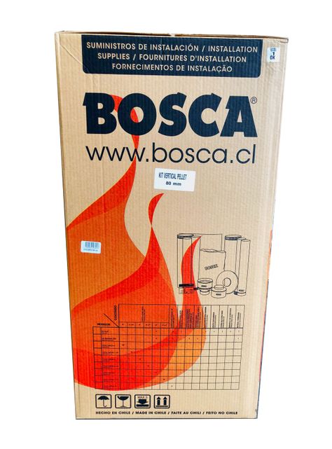 Kit de Instalación Pellet Bosca Vertical 80 mm-2