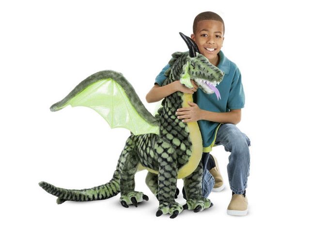 Melissa & Doug Peluche Dragón Grande Caramba-1
