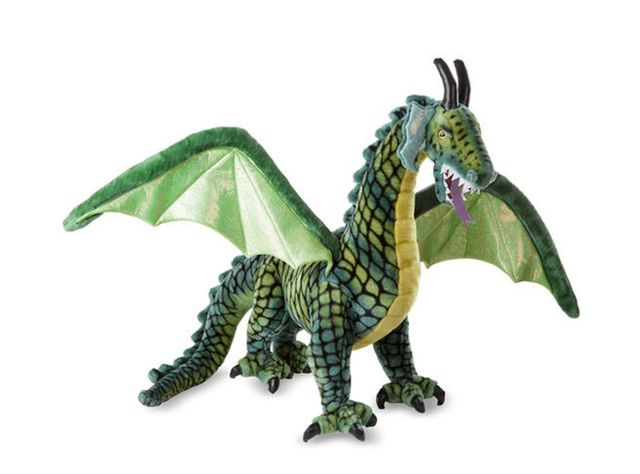 Melissa & Doug Peluche Dragón Grande Caramba-0