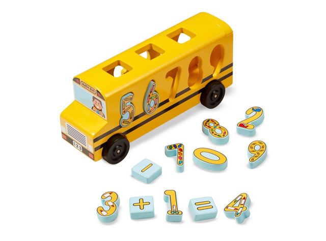 Melissa & Doug Autobús Escolar de Encaje Caramba-0