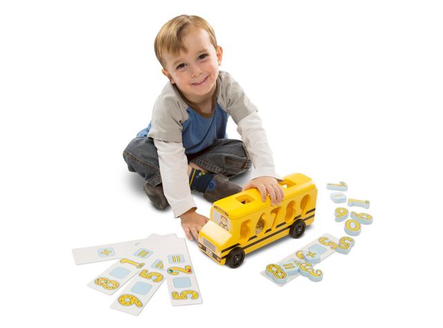 Melissa & Doug Autobús Escolar de Encaje Caramba-2