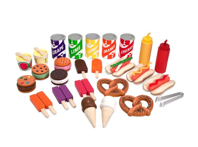 Melissa & Doug Carrito de hot dogs & helados Caramba-1