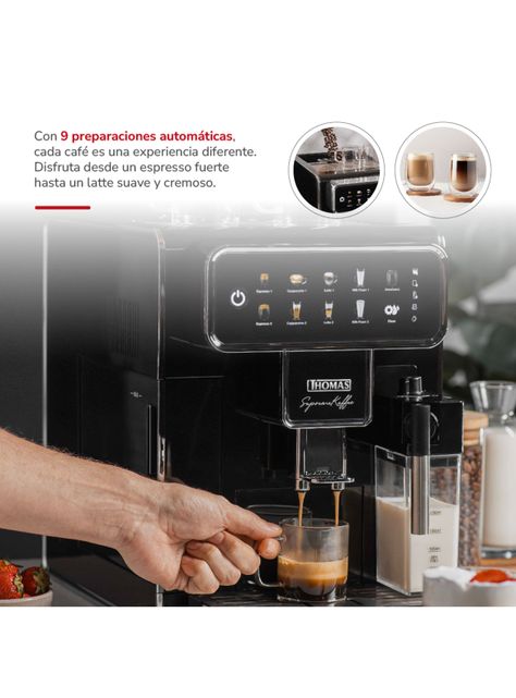 Cafetera Espresso Automática SupremaKaffee TH-175DEML-4